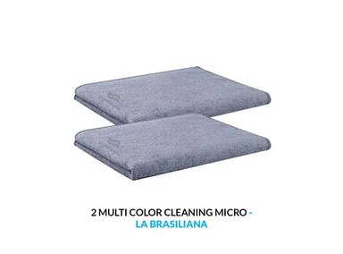 2 MULTI COLOR CLEANING MICRO - NEGRA