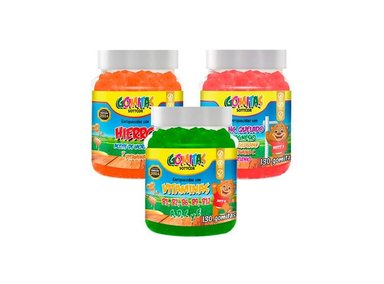 PACK GOMITAS ZINC QUELADO + HIERRO + MULTIVITAMINAS SOTTCOR NIÑOS