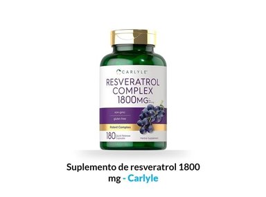 SUPLEMENTO DE RESVERATROL 1800 MG - CARLYLE