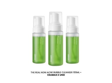 THE REAL NONI ACNE BUBBLE CLEANSER 155ML - CELIMAX 3UND - 3