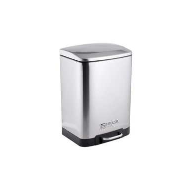 PAPELERA 3LT INOX C/PEDAL -FACUSA- 984070301
