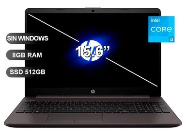 LAPTOP HP 250 G9 I3-1215U/ 8GB/ SSD512GB/ 15.6/ FREE/ 7C6E5LA