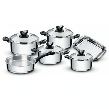 JUEGO DE OLLAS 10 PIEZAS SOLAR BAQUELITE 65720/000 TRAMONTINA