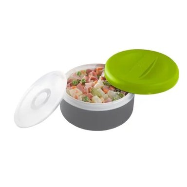 TERMO COMIDA 0.50 LT MINILUNCH VERDE/PLOMO - POLIMES- 70161741