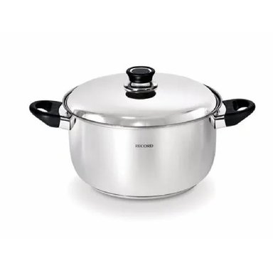 OLLA DE ACERO INOXIDABLE N°26 CON FONDO DIFUSOR 7.5L - RECORD- 10116020