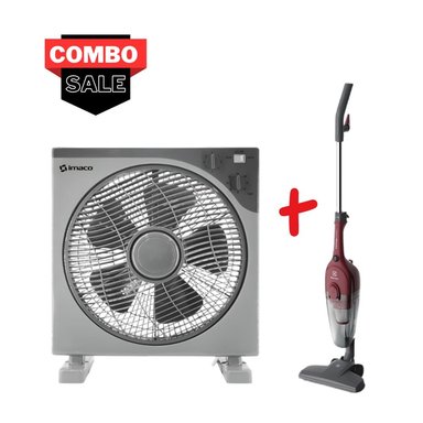 COMBO VENTILADOR RECIRCULANTE IMACO IVA13 GRIS + ASPIRADORA ELECTROLUX STK13