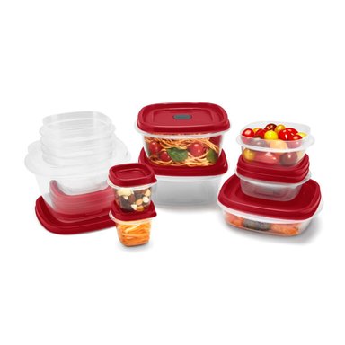 JUEGO DE 12 CONTENEDORES DE ALIMENTOS RUBBERMAID 2112335