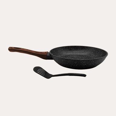 SARTÉN ULTRA GRANITO  (FZ-V224BW) CON CAPA ANTIADHERENTE Y MANGO AISLANTE