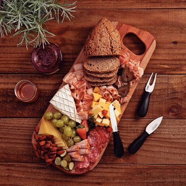 JUEGO PARA QUESOS TRAMONTINA HARMONIZA CON LÁMINA DE ACERO INOXIDABLE