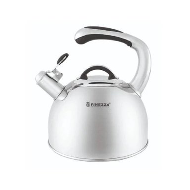TETERA FINEZZA FF-T0040 DE ACERO INOXIDABLE 2.5 L CON ACABADO PULIDO ESPEJO