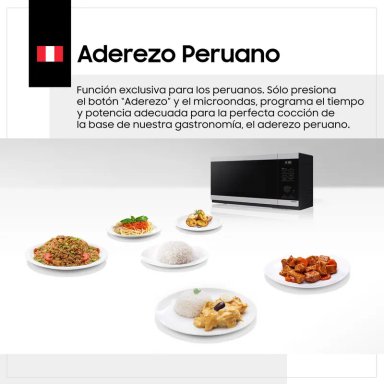 MICROONDAS SAMSUNG 32L ACERO INOXIDABLE NEGRO - MS32DG4504AGPE - 3