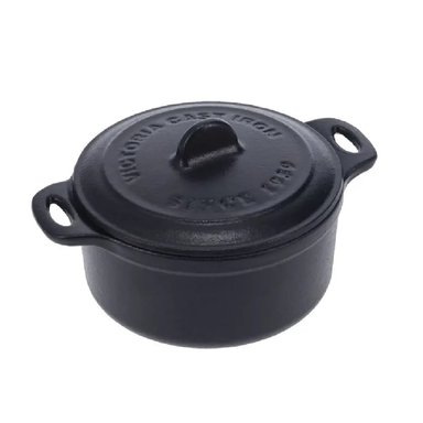 MINI OLLA COCOTTE DE HIERRO FUNDIDO CURADO - 55116002