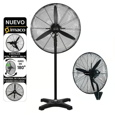 VENTILADOR INDUSTRIAL DE PARED Y PISO IMACO 30″ FS30240
