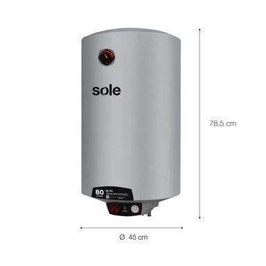TERMA ELÉCTRICA SOLE - SOLTEEL080C 80L - 2