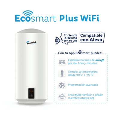 TERMA DE ACUMULACION ECOSMART WIFI 80L ROTOPLAS - 500467 - 3