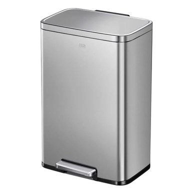 PAPELERA CON PEDAL DE ACERO INOX 50L 42.5X64.6CM - 10031074