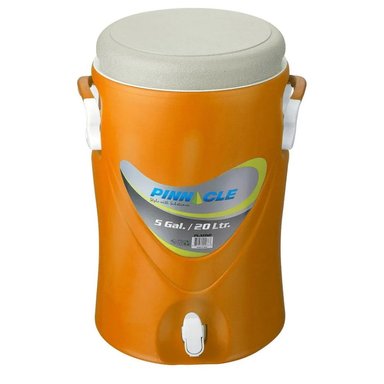COOLER PLATINO CON CAÑO Y ASAS 20 L  NARANJA - 70049347