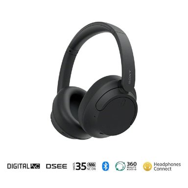 AUDIFONOS SONY WH-CH720 BLUETOOTH 35HRS - NEGRO - 2