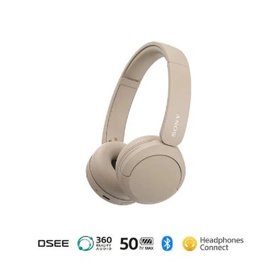 AUDIFONOS BLUETOOTH  SONY WH-CH520 50HRS - BEIGE - 2