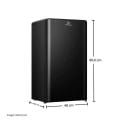 FRIGOBAR INDURAMA RI-109N 90L NEGRO DEFROST | COMPACTO - 6