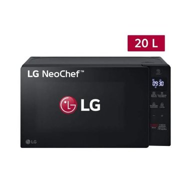 MS2032GAS - HORNO MICROONDAS LG 20L NEGRO | DISEÑO MODERNO Y POTENTE