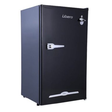 FRIGOBAR RETRO LIBERO LFB-90N NEGRO 98L ESTILO VINTAGE Y COMPACTO - 10