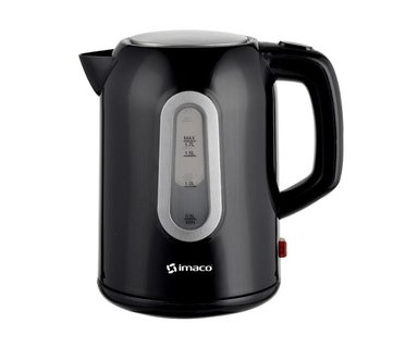 HERVIDOR ELÉCTRICO IMACO KE809 1.7L NEGRO | PLÁSTICO RESISTENTE Y SEGURO