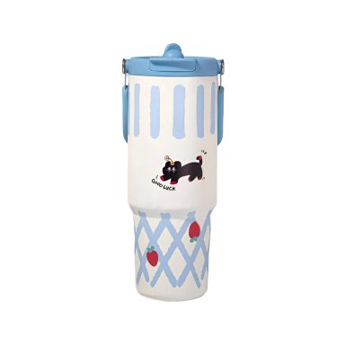 TOMATODO TÉRMICO GOOD LUCK 900 ML DE ACERO INOXIDABLE RESISTENTE