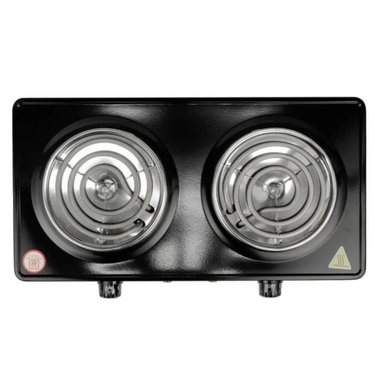 COCINA ELECTRICA DE MESA IMACO HP1400 DOS HORNILLAS NEGRO - 5