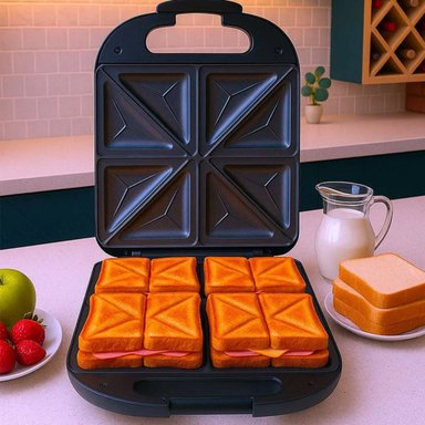 SANDWICHERA 4 PANES MODELO MEGA TOAST - 4