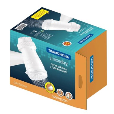 DUCHA ELECTRICA TRAMONTINA 5500W TRES TEMPERATURAS MODELO 58000135 - 5