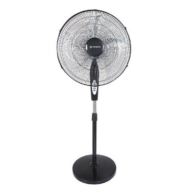 VENTILADOR DE PIE IMACO FS9320 93 WATTS PEDESTAL 3 VELOCIDADES NEGRO