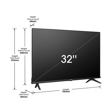 TELEVISOR SMART TV HISENSE 32 LED HD VIDAA 32A4K