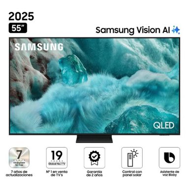 TELEVISOR SAMSUNG SMART TV 55 QLED 4K UHD QN55Q7FAAGXPE - 1