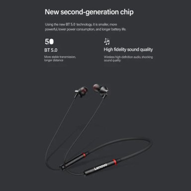 FU AUDIFONOS BLUETOOTH LENOVO HE05X DEPORTIVOS INALAMBRICOS - 4