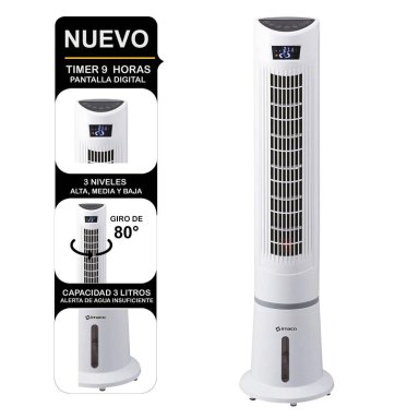 AIR COOLER ENFRIADOR Y HUMIDIFICADOR DE AIRE DIGITAL 58W IYS5535 IMACO