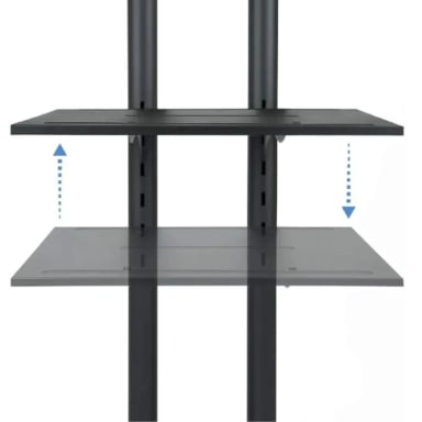 RACK SOPORTE PEDESTAL PARA TV 32 - 70 PULGADAS SOPORTA 45 KG - 4