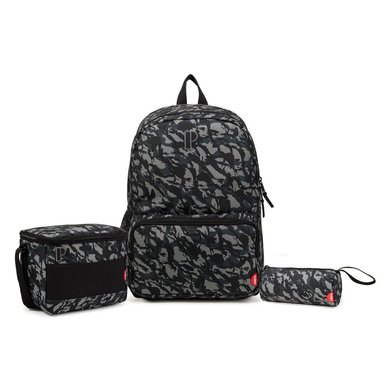 TRI PACK MOCHILA PORTA MARACAY 3 PIEZAS MOCHILA LONCHERA CARTUCHERA