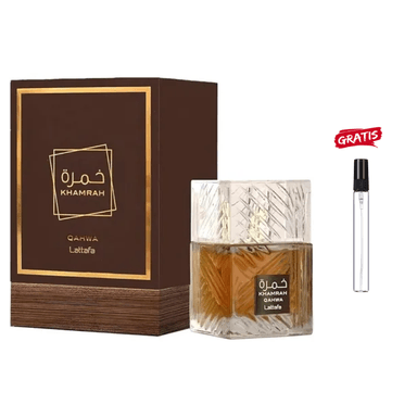 PERFUME LATTAFA KHAMRAH QAHWA HOMBRE EDP 100 ML + DECANT