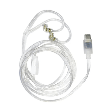 CABLE KZ PIN C, USB TIPO-C, PARA ZS10 PRO X, ZSN PRO X ETC. BLANCO - 1