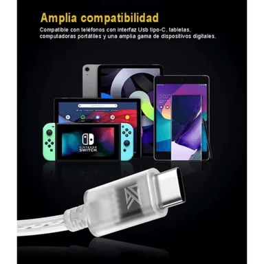 CABLE KZ PIN C, USB TIPO-C, PARA ZS10 PRO X, ZSN PRO X ETC. BLANCO - 5