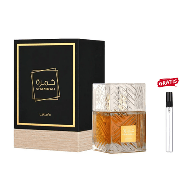 KHAMRAH DE LATTAFA EAU DE PARFUM 100 ML UNISEX + DECANT 5ML