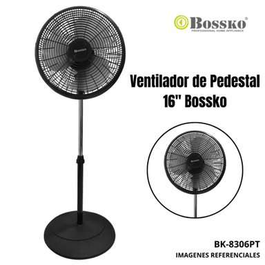 VENTILADOR BOSSKO BK-8306PT 16” PEDESTAL