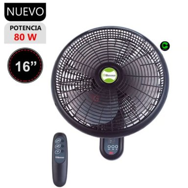 VENTILADOR PARED BOSSKO BK-8210PD 80 WATTS CONTROL REMOTO