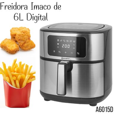 FREIDORA DE AIRE IMACO AF6015D 6L DIGITAL TURBO