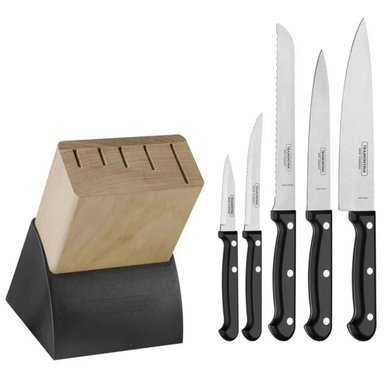 JUEGO DE CUCHILLOS TRAMONTINA 23899077 POLIPROPILENO 6 PIEZAS