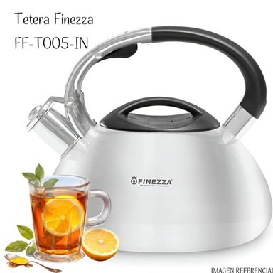 TETERA FINEZZA DE ACERO INOXIDABLE DE 3.0 LT - FF-T0055-IN