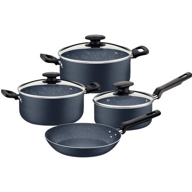 JUEGO DE OLLAS TRAMONTINA MAX AZUL 7PZAS