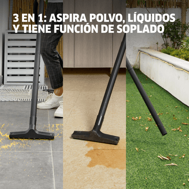 ASPIRADORA DE POLVO Y AGUA WD1 1200W 15L KARCHER - 4