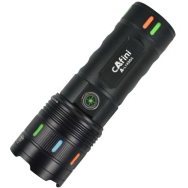 LINTERNA DE LARGO ALCANCE CAFINI A-L1458A 3000 METROS DE DISTANCIA LUZ LED